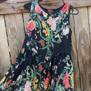 Johnny Was floral fit and flare tank dress